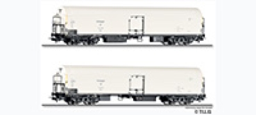 TT D DR Güterwagen-Set 2x 4A Ep.III zwei Eiskühlwagen, etc.................................................................
