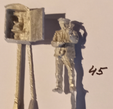 0 Figur WM Umbem., Eisenbahner am Streckentelefon, H=40mm, etc..........................................................