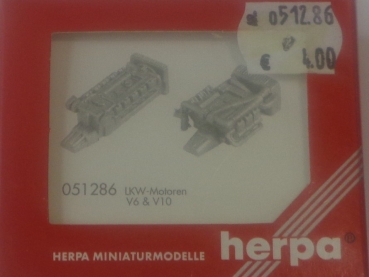 H0 Zurüstteile LKW Motoren V6 , V10, etc.................................................................................................................