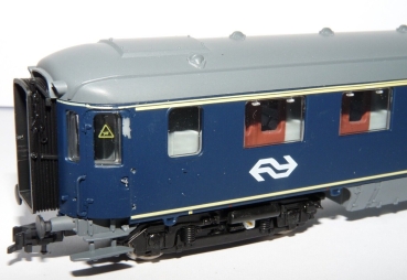 H0 NL NS Reisezugwagen Set 2x, 4A, Ep.III, blau, etc.........................................