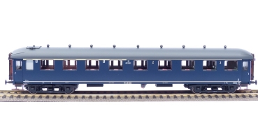 H0 NL NS Reisezugwagen , Kl.  , 4A, Ep.III,  AB6243, Berlinerblau, graues Dach