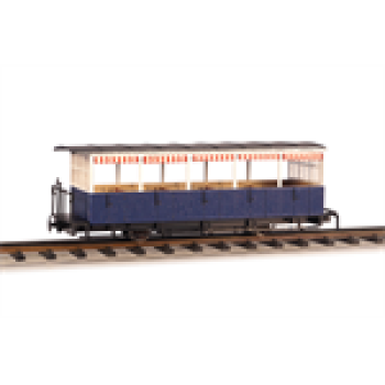 H0n3z Achenseebahn Aussichtswagen blau- weiß, 2A, Bremserbühne, L= 105x 30x 30mm, etc....................