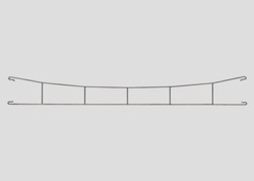 H0 Oberleitungsfahrdraht 167,5mm 5x