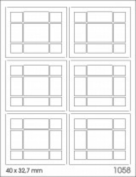 H0 Gebäudegestaltung BS Fenster- Set Industriefenster 40x 32,7mm Fenstermaß, etc............................................