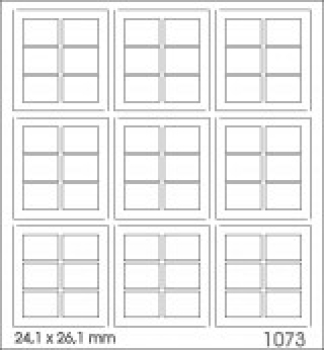 H0 Gebäudegestaltung BS Fenster- Set Industriefenster 24,1x 26,1mm Fenstermaß, etc....................................................