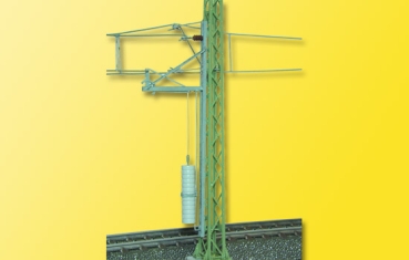 H0 Oberleitung Hebelspannwerk kpl. mit Abspannmast, etc.......................................................................