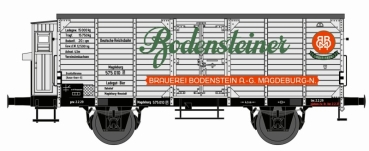 TT D DRG Güterwagen ged., mit Bremserhaus, 2A, Ep.II, " Bodenstein Bierwagen ", etc.................................