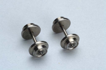 H0 Ersatzteile Gleichstrom- Radsatz St.2x,  Isolierbuchse 9mm, TrixExpress , iso, etc........................................................................