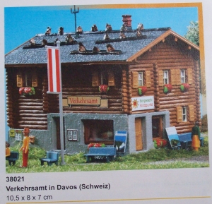 H0 Gebäude BS Verkehrsamt in Davos, etc.........................................................................................