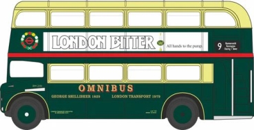 TT Bus Doppeldeckerbus Diecast Routemaszer Shillibeer, etc...................................................................