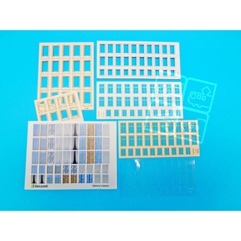 H0 Zubehör BS Fenster- Set klein weiss, etc.....................................................