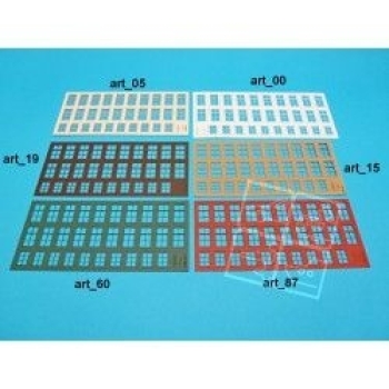 H0 Zubehör BS Fenster- Set gross dunkel braun, etc.........................................................