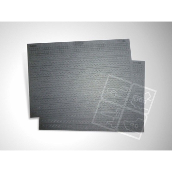 H0 Zubehör BS Bedachungsplatten Eternit grau, etc............................................