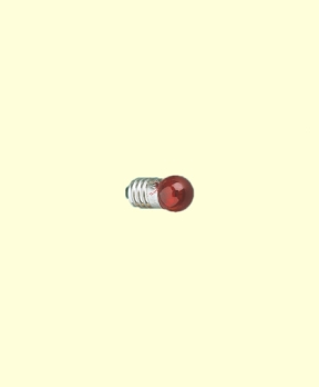 Ersatzteil Kugelbirne, rot, E10, 3,5V, 200mA,etc.....................................................................................................................