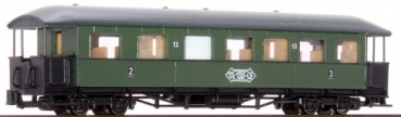 Nm D DR Personenwagen ( Sargdeckelwagen  NWR ), 4A. Ep.I, grün, L= 90mm, etc................................................................