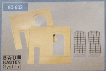H0 Wände 2325b gelb Industriefenster