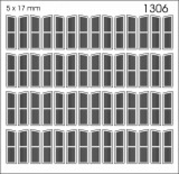 H0 Gebäude BS Fensterläden, für 28 Fenster, 5x 17mm, D= 1mm, Flügel links und Flügel rechts, etc....................................................................