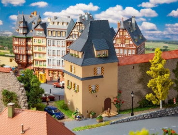 H0 Gebäude BS Stadthaus, historisch, Ep.II, 105x 103x 200mm, etc.........................................................................................