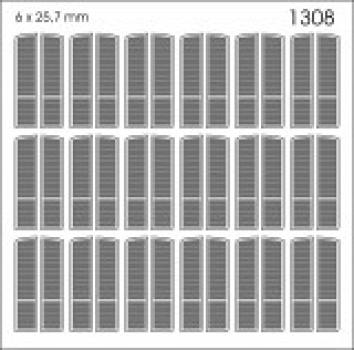 H0 Gebäude BS Fensterläden, für 18 Fenster, 6x 25,7mm, D= 1mm, Flügel links und Flügel rechts, etc....................................................................