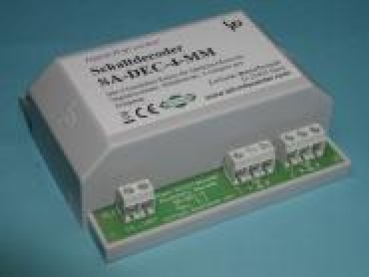 Schaltdecoder SA DEC 4 MM G Schaltdecoder 4 bist. Relais Fertigmodul im Gehäuse, etc........................................................