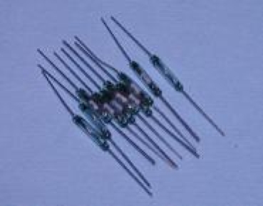 elektronik Reed Kontakt 0,5A,  200VDC,  L=10mm, D= 2mm, St.10x