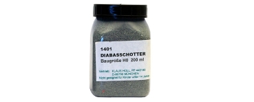 H0  Geländegestaltung Diabasschotter mittelgrau leicht Grünstich, 200ml, etc...........................................................................................................................