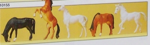 H0 Figur Tiere Pferde
