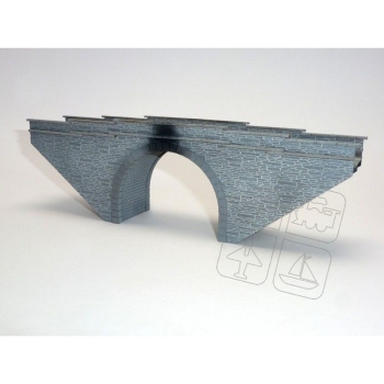 N Laser Cut Brücke Steinbrücke 29x 158x 50mm