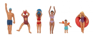 H0 Figuren Beim Baden und Schwimmen, St.6x, etc...............................................................................