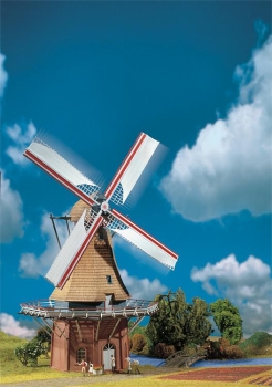 H0 Gebäude BS Windmühle mit Motor, Ep.III, 180x 180x 320mm, etc...................................................................................