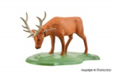 H0 Figur Hirsch mit bewegtem Kopf, ET=39mm, etc...............................................................................