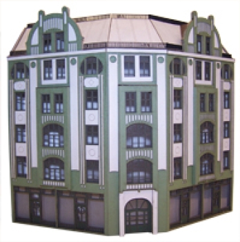 N Gebäude BS Winkelstadthaus Jugendstil,  180x 81x 141mm, etc............................................................................