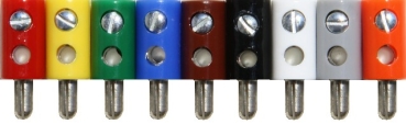 elektro Querlochstecker 2,6mm, farbig sortiert, etc.......................................................................................