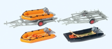 H0 Ausschmückung BS Schlauchboot, Anhänger etc...............................................................................................................