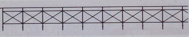 TT Geländegestaltung Geländer 68cm