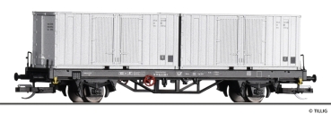 TT D DR Containertragwagen 2A Ep.IV Deutsche Post, etc...................................................................................................