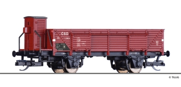 TT CZ CSD Güterwagen,  offen,  mit Bremserhaus, 2A,  Ep.III, etc.......................................................................................