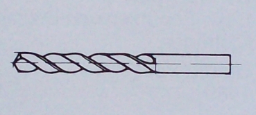 HSS Spiralbohrer Zylinderschaft 0,9mm