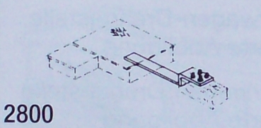 0 Bahnausstattung BS MS Zusatzschwelle zum Befestigen eines Vorbildantriebes St.4x