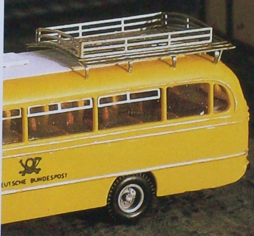 H0 Zurüstteile BS MS D LKW Dachgepäckträger für Überlandbusse