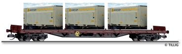 TT D DB Tragwagen 4A Ep.V  beladen mit Containern, etc.....................................................................................................