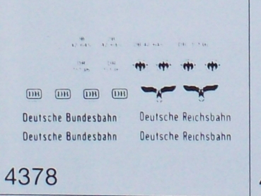 H0 D DB DR Beschriftungssatz Kaelble