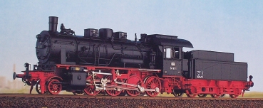 H0 D DRG DB BS MS WM Dampflokomotive BR 55.25- 56, mit Führerhaus- Dachausatz, ohne Vorwärmer,    RP 25  Räder,