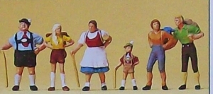 H0 Figur Familie Krause im Algäu