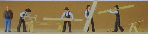 H0 Figur Zimmerleute