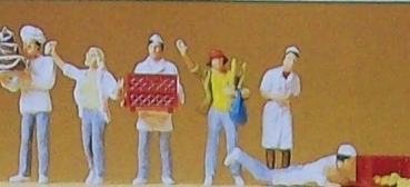 H0 Figur An der Bäckerei