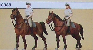 H0 Figur Berittene Polizei