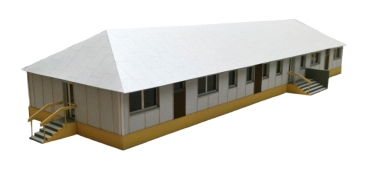 H0 Gebäude BS Herberge U- 24, Okal, Ep.IV, 149x 433x 78mm, etc......................................