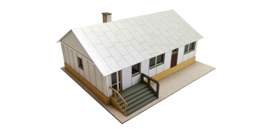 H0 Gebäude BS Holzhaus Okal Uni, Ep.IV, 148x 174x 76mm, etc..............................................