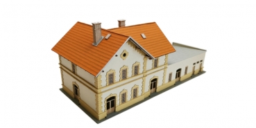 H0 Bahngebäude BS Bahnhof Rajec, Ep.I, II, III, IV, V, 135x 308x 126mm, etc.....................................